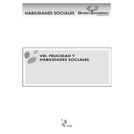 Habilidades sociales 8