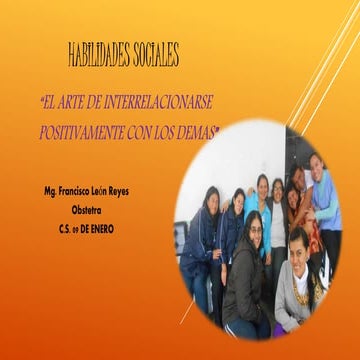 Habilidades sociales 