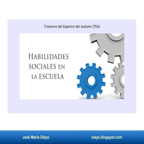 Habilidades sociales y tea.
