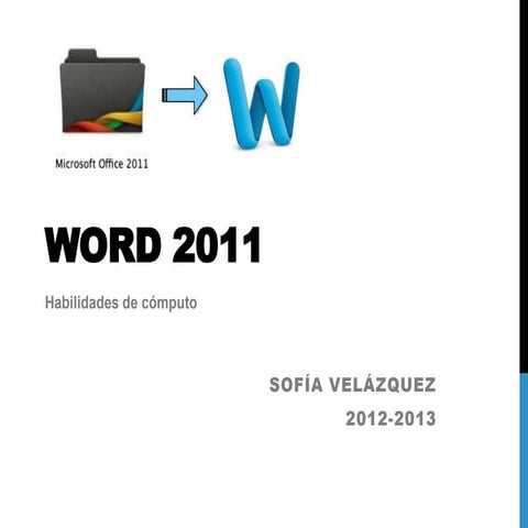 Habilidades Word 2011