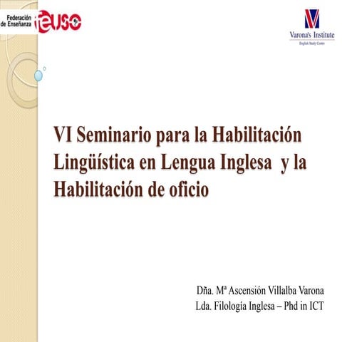 Habilitacion profesores bilingues comunidad de madrid