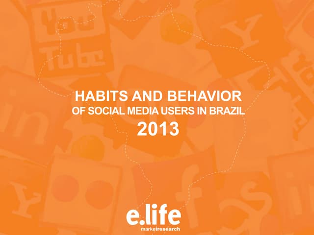 Habits and Behavior of Social Media...