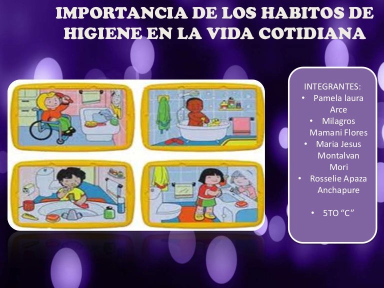 Habitos de higiene