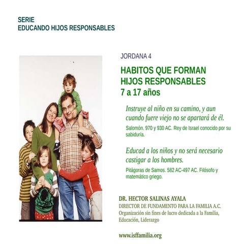 Habitos que forman hijos responsables 2