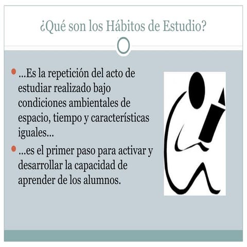 Habitos tecnicas estudio