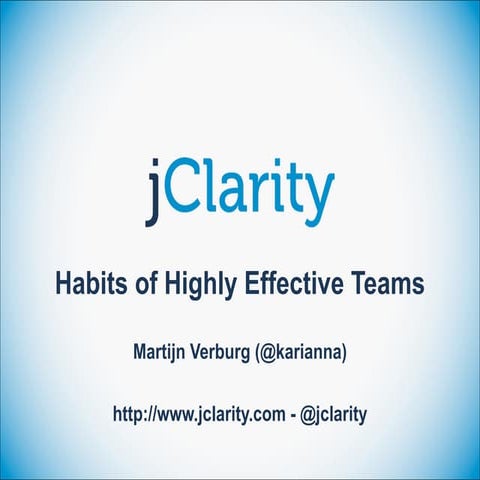 Habits of Highly Effective Teams