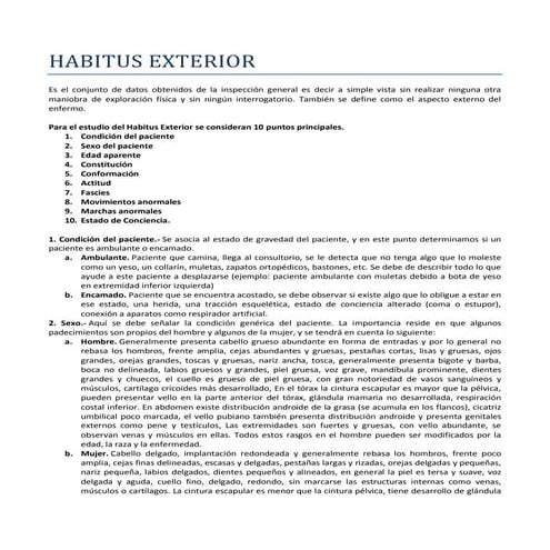 Habitus exterior