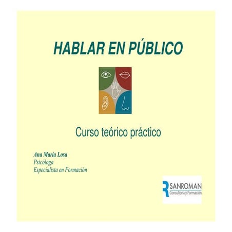 Hablar en público parte 1ª