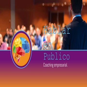 Hablar en publico, entrenamiento para ejecutivos