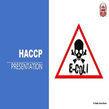 HACCP  PRESENTATION