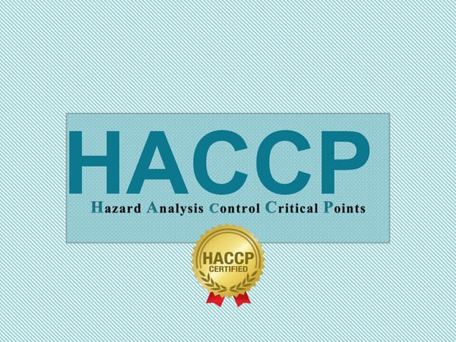 Le système HACCP