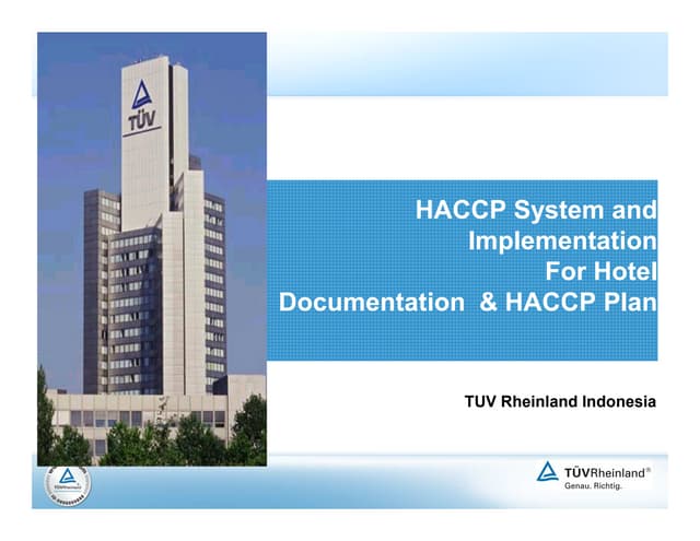 Haccp of milk pasteurization | PPTX