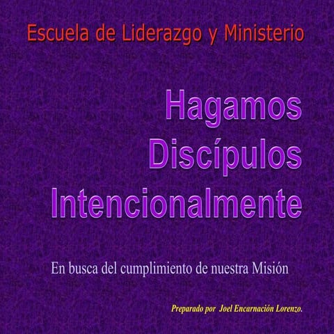 Hacer discipulos