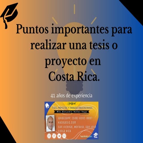 Hace tesis y proyectos en Costa Rica (Hace Tesis)s