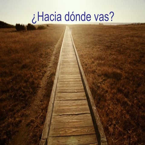 Hacia donde vas