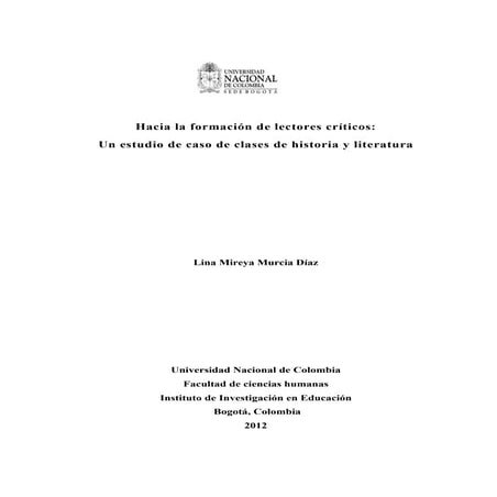 Hacia la formación de lectores críticos