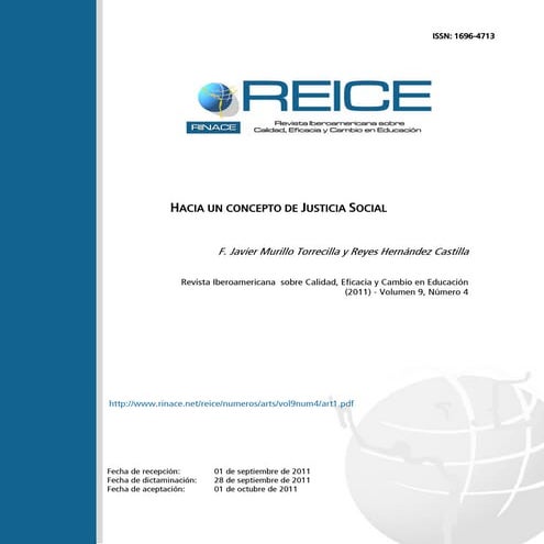 Hacia un concepto de justicia social