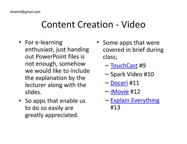 Hack#9 video creation apps for iPad