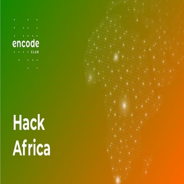 Hack africa intro event