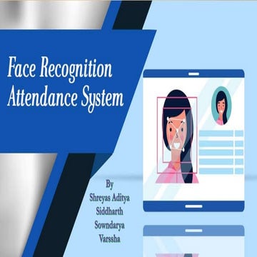 face recognition based attendance system for google meet
