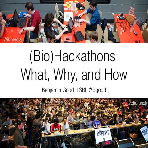 (Bio)Hackathons