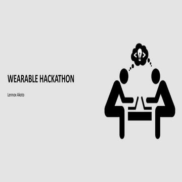 Wearable Hackathon 