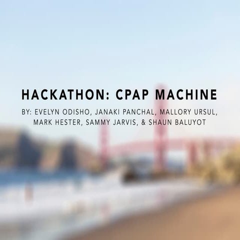 Hackathon CPAP Machine