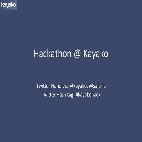 Hackathon @Kayako