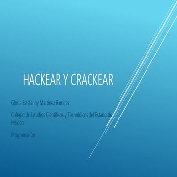 Hackear y crackear | PPTX