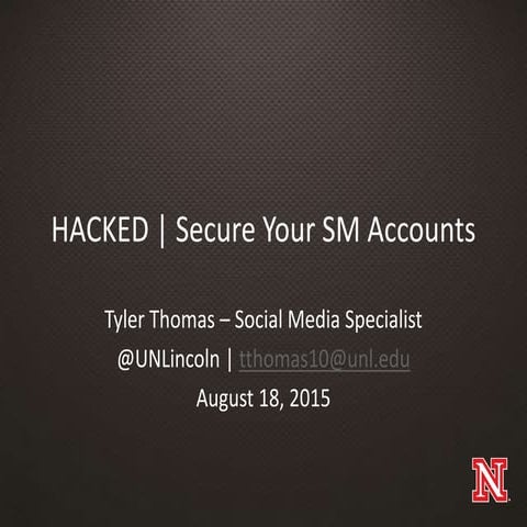 Hacked - Social Media Security Updates