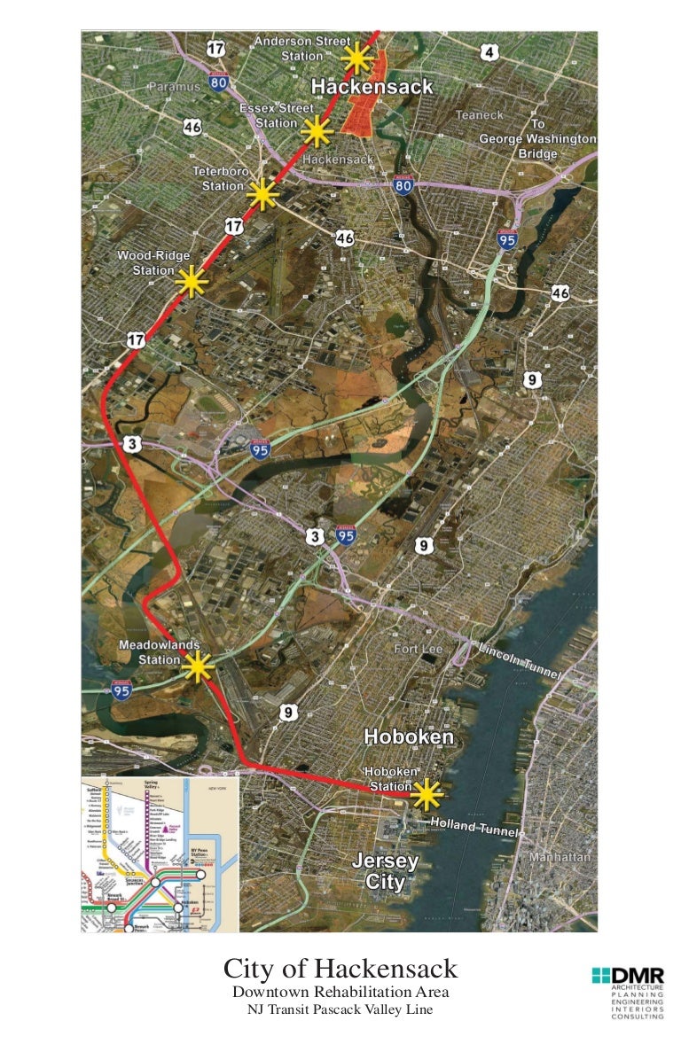 Hackensack plan maps and images