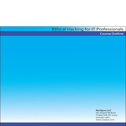 Ethical Hacking Class