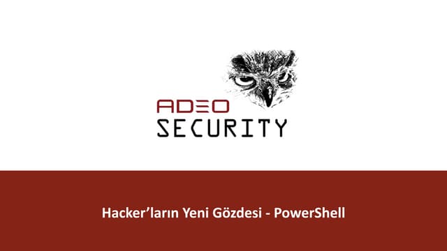 Hacker’ların Yeni Gozdesi - PowerShell