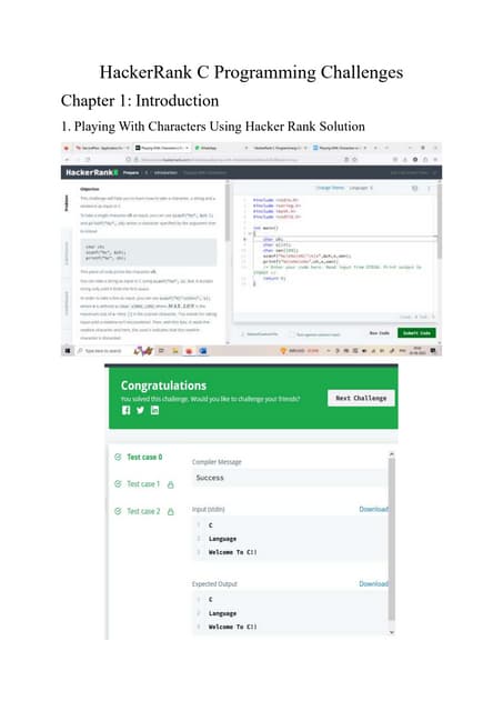 HackerRank C Programming Challenges2.docx