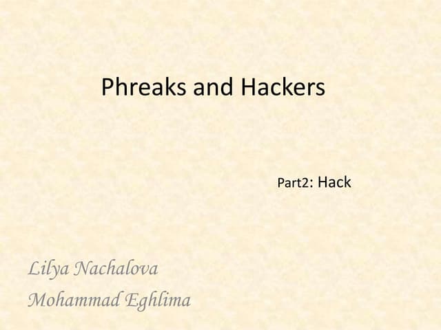 Hackers