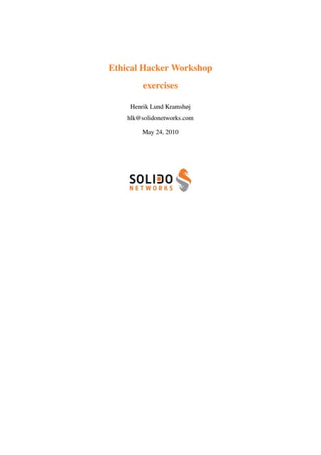 Hackerworkshop exercises