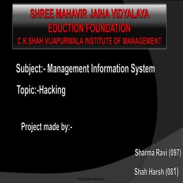 FULL MEANING OF HACKING 