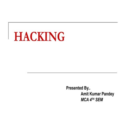 Hacking
