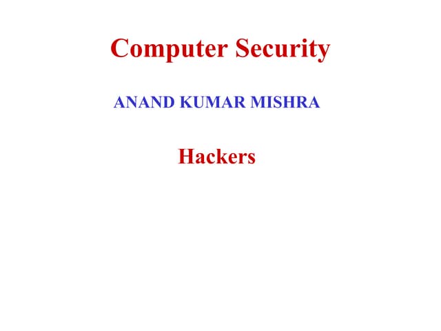 Computer Security