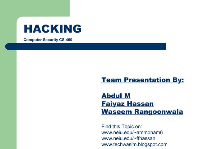 Hacking