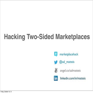 Hacking Marketplaces