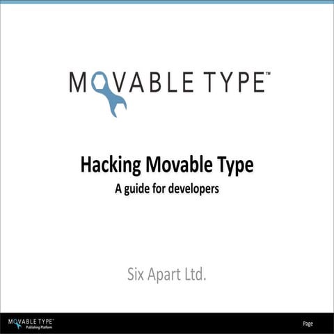 Hacking Movable Type Training - Day 1