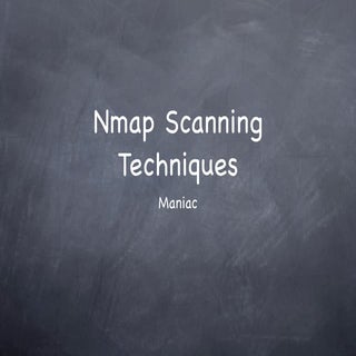 Hacking With Nmap - Scanning Techni...