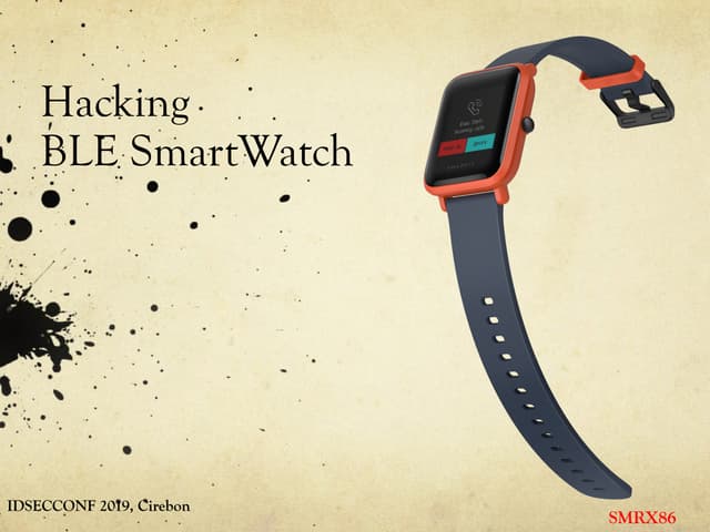 Hacking ble smartwatch 