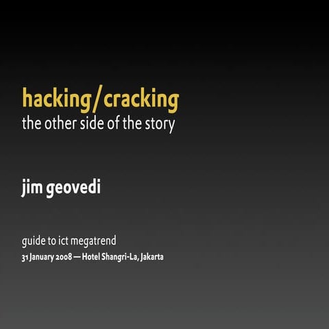Hacking Cracking 2008