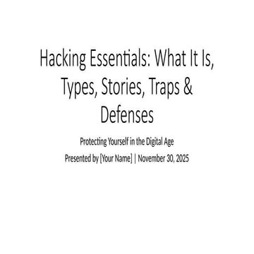 Hacking Essentials and Hacking-Uncovered-How-People-Get-Hacked-and-How ...