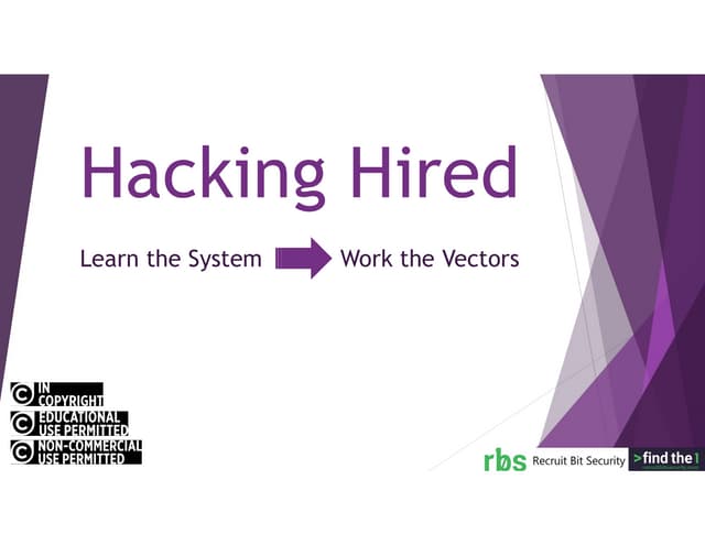 Hacking hired [Forecasting 2021] Jan 2021
