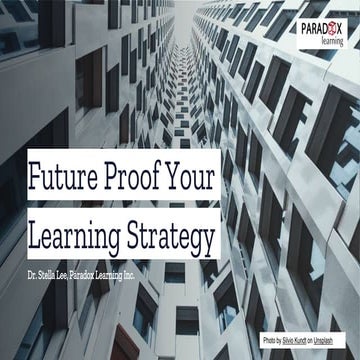 Future Proof Your Learning Strategy