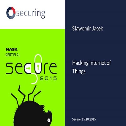 Hacking Internet of Things