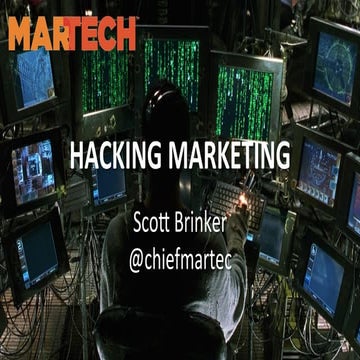 Hacking Marketing By Scott Brinker | PDF